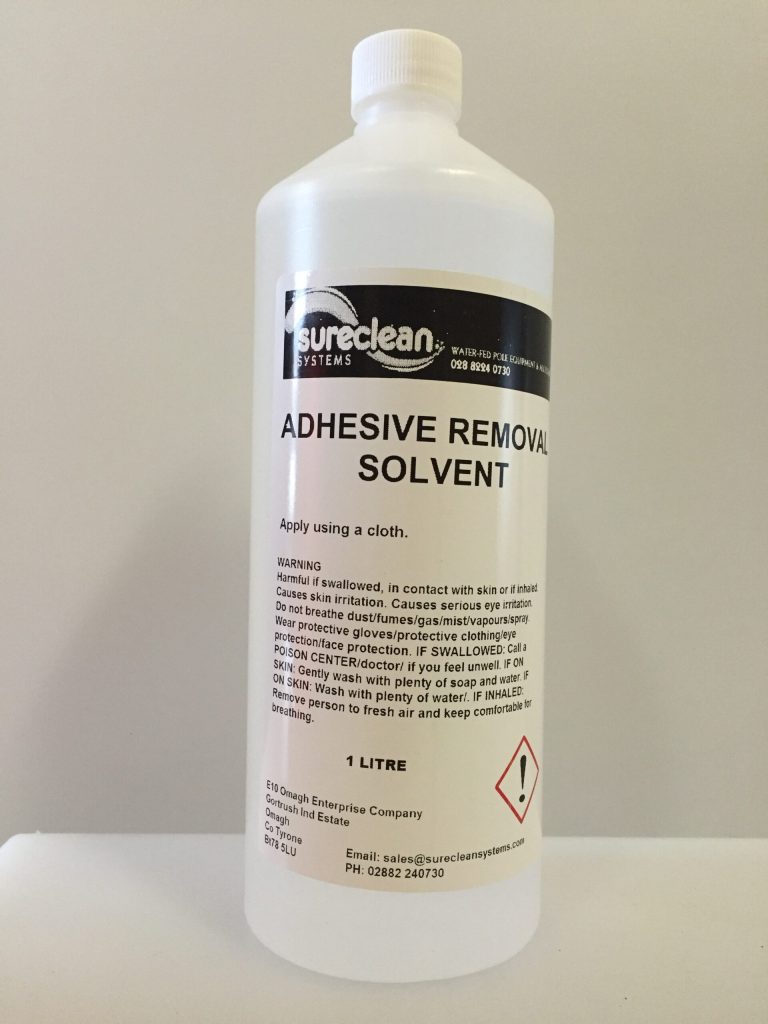 adhesive remover white e