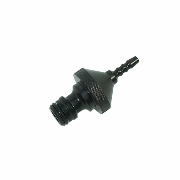 Alloy 6mm Hose Tail - Black