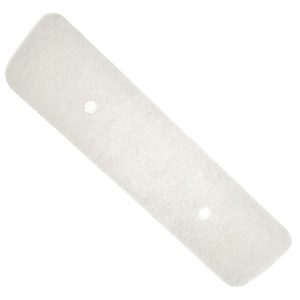 37cm Shaped Abrasive Pad - White