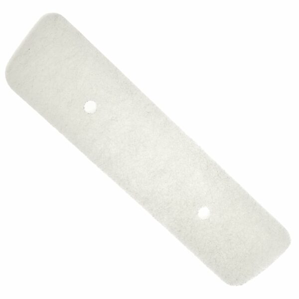 37cm Shaped Abrasive Pad - White